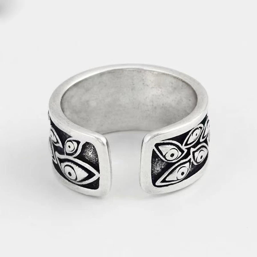 Retro evil Eyes Ring