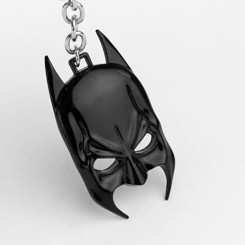 black batman mask keychain