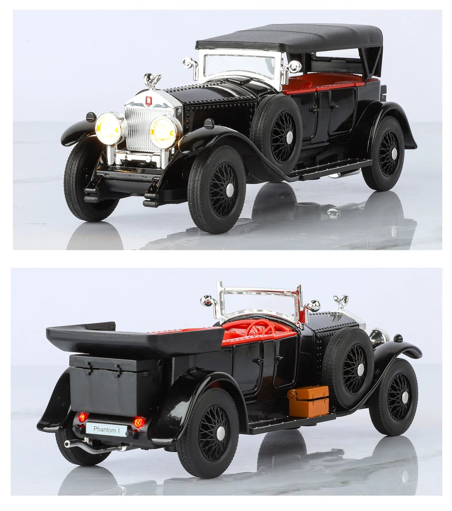 1:24 Phantom 1925 1th Vintage Car Alloy Diecast Car Model