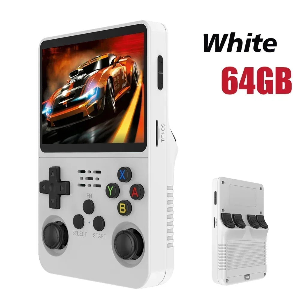 Open Source R36S Video Game Console Linux System 3.5 Inch IPS Screen Portable Pocket Video Player 64G