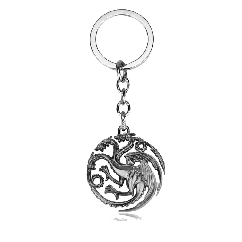 dragon game of thrones keychain