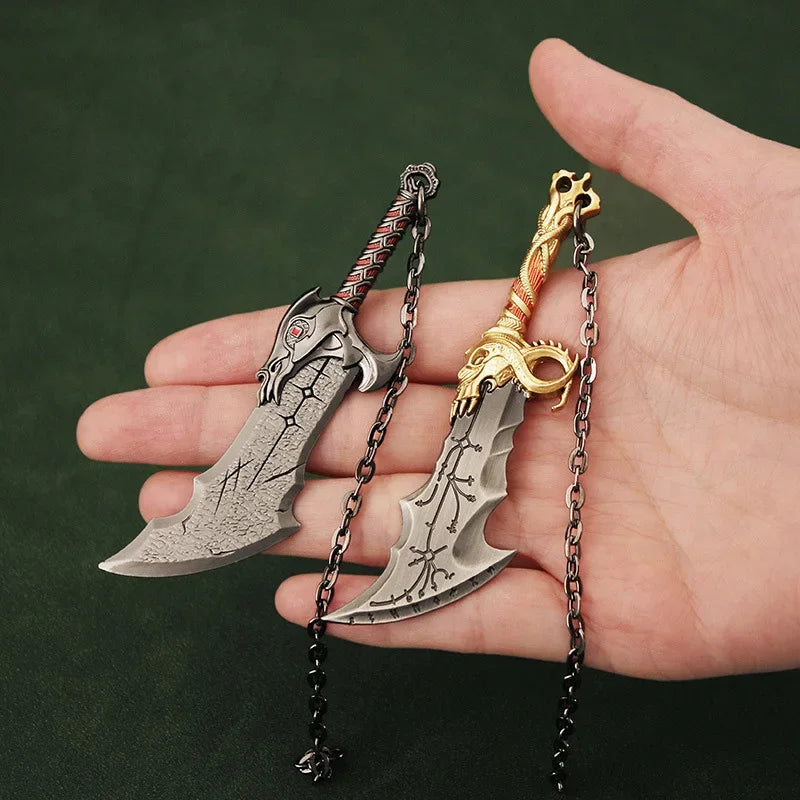 Blades of Chaos 9 cm keychain