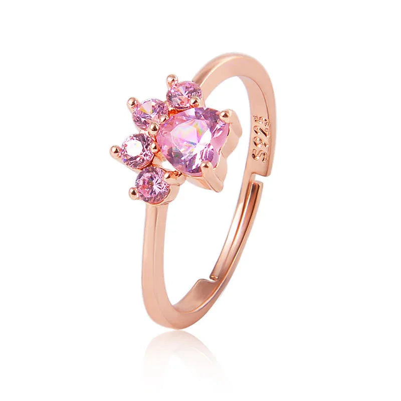 Cute Cat Claw Ring