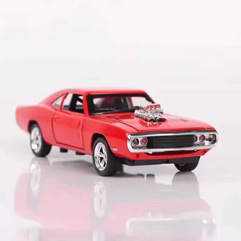 1: 24 Alloy Large War Horse 1970 Sports Car Simulation Classic Car Model Collection Toy Car Boy Gift Decoration Toys