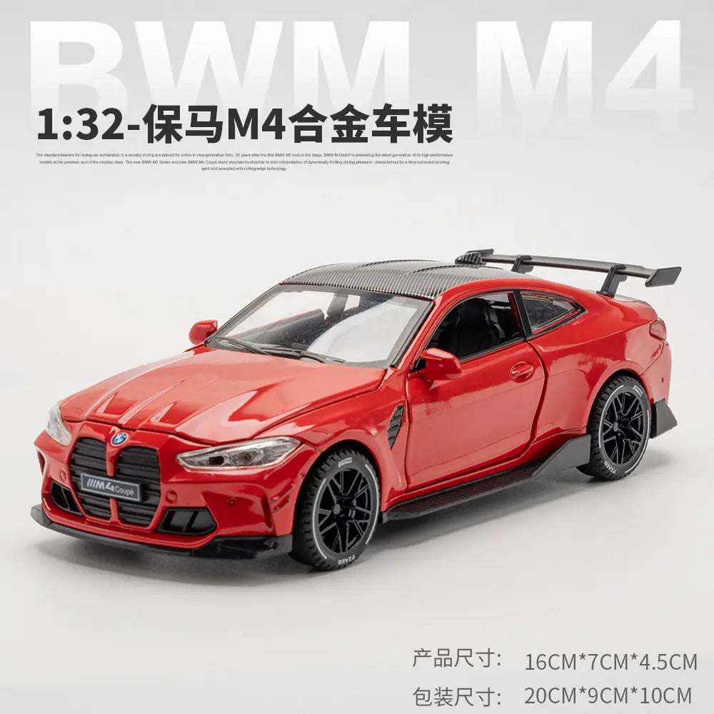 1:32 BMW M4 Coupe X5 XM X3M SUV M8 Supercar Alloy Metal Diecast Model