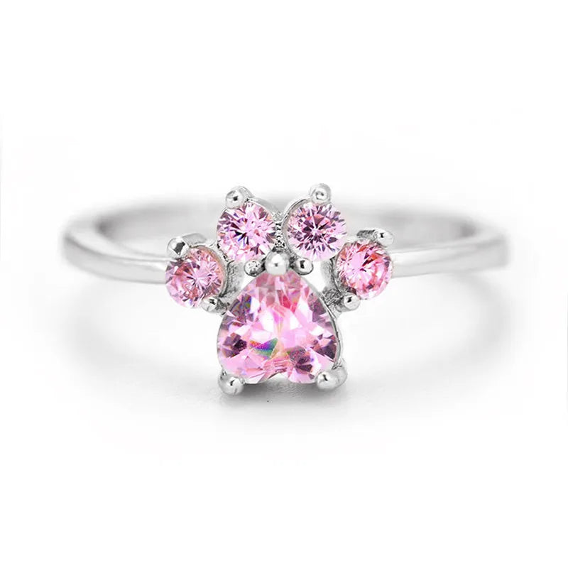Cute Cat Claw Ring