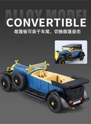 1:24 Phantom 1925 1th Vintage Car Alloy Diecast Car Model