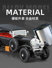 1:24 Phantom 1925 1th Vintage Car Alloy Diecast Car Model
