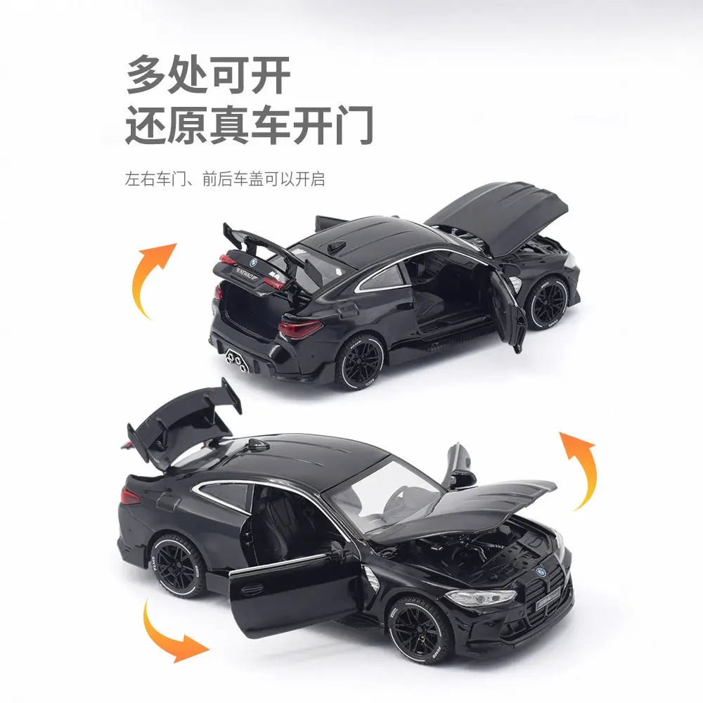 1:32 BMW M4 Coupe X5 XM X3M SUV M8 Supercar Alloy Metal Diecast Model