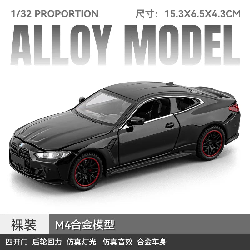 1:32 BMW M4 Coupe X5 XM X3M SUV M8 Supercar Alloy Metal Diecast Model