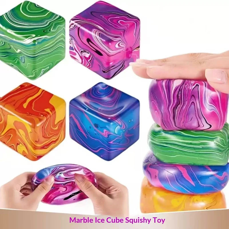Soft and Glutinous Sensory Stress-relief Toy Cube