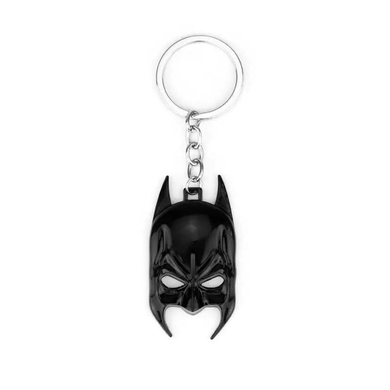 black batman mask keychain
