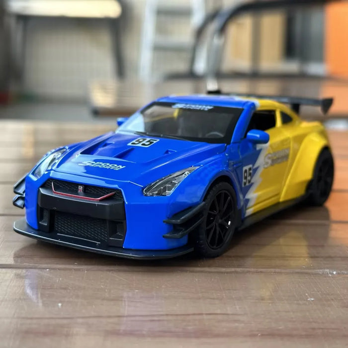 JDM 1:32 Nissan GTR R35 Skyline Ares Alloy Metal Diecast Model