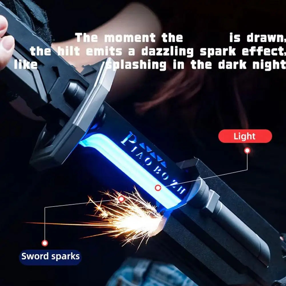 Auto-Retract Sparkblade Sword With Sparks