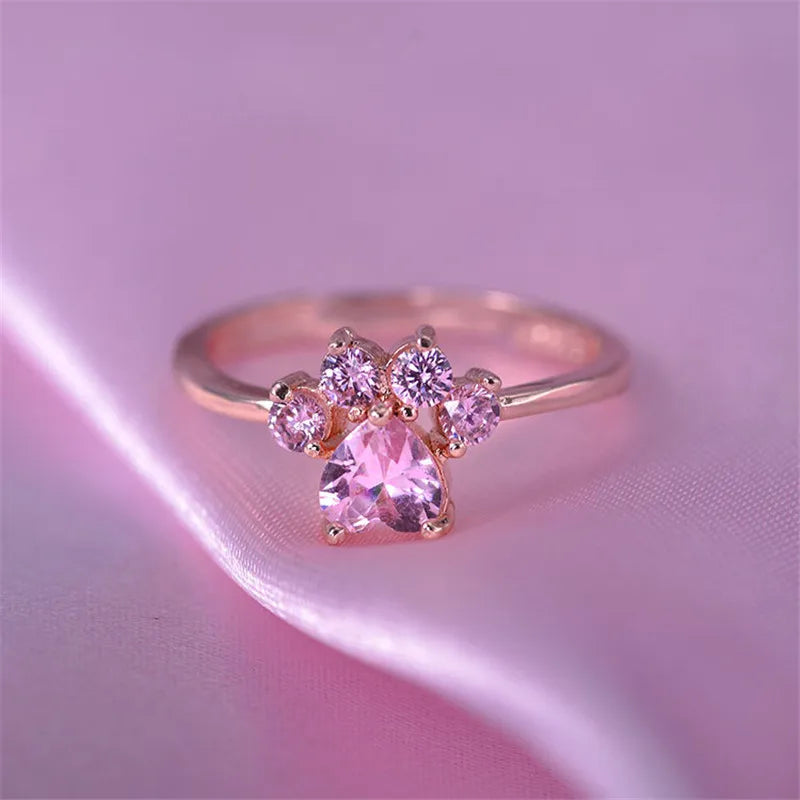 Cute Cat Claw Ring
