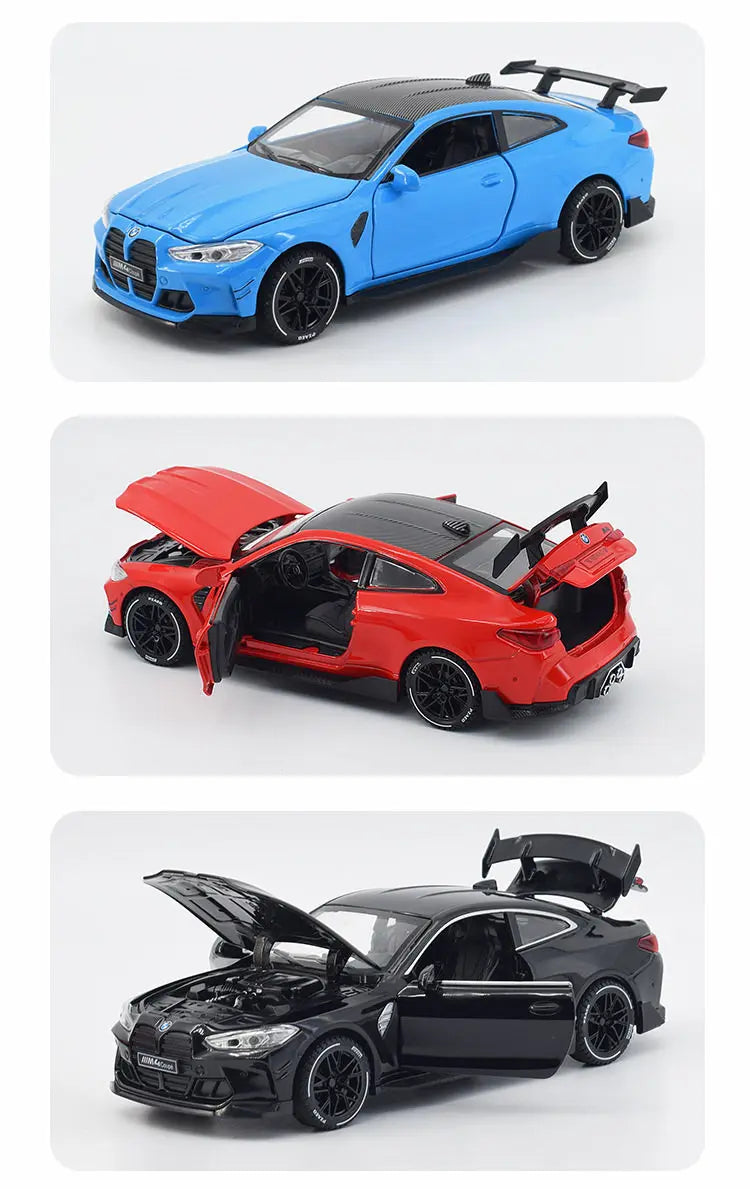 1:32 BMW M4 Coupe X5 XM X3M SUV M8 Supercar Alloy Metal Diecast Model