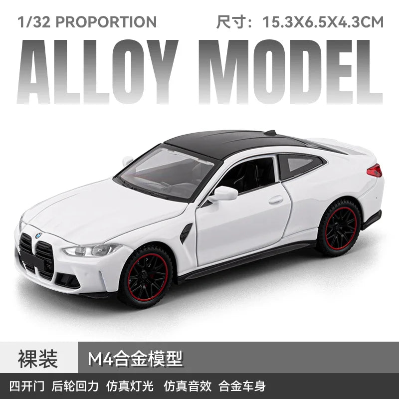 1:32 BMW M4 Coupe X5 XM X3M SUV M8 Supercar Alloy Metal Diecast Model