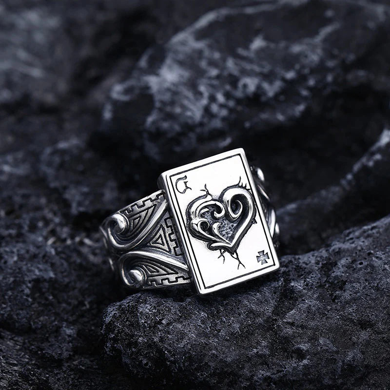 Poker Ring Ace of Spades