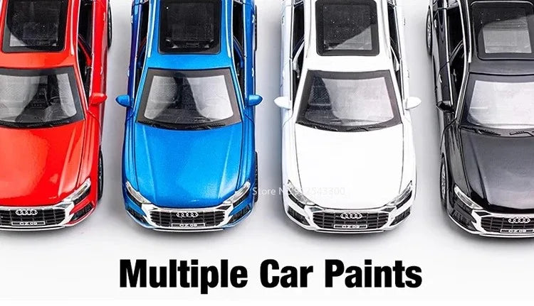 Scale 1:32 RS7 Electroplating Q8 Sports Car Model