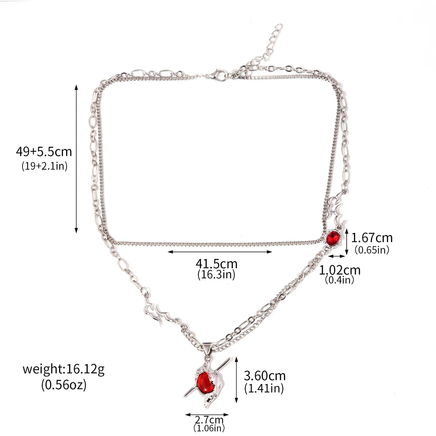 Game Love And Deepspace Sylus Necklace Cosplay Fashion Unisex Heart Pendant Alloy Jewelry Choker Accessories Props
