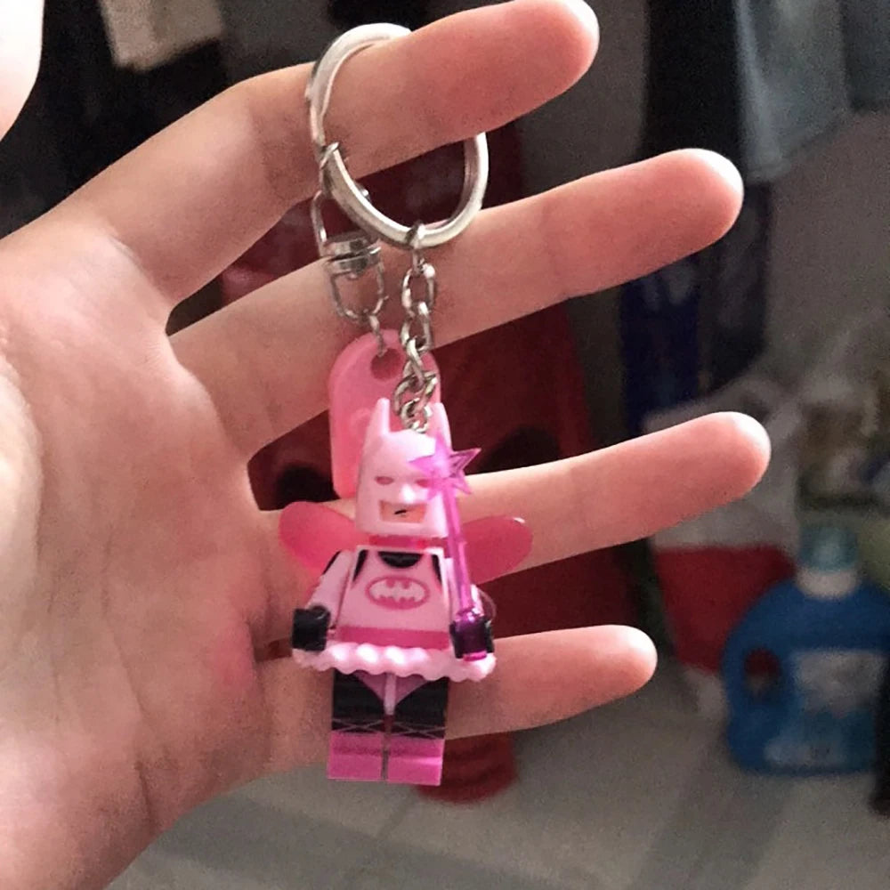 3D Bat Couple Keychain