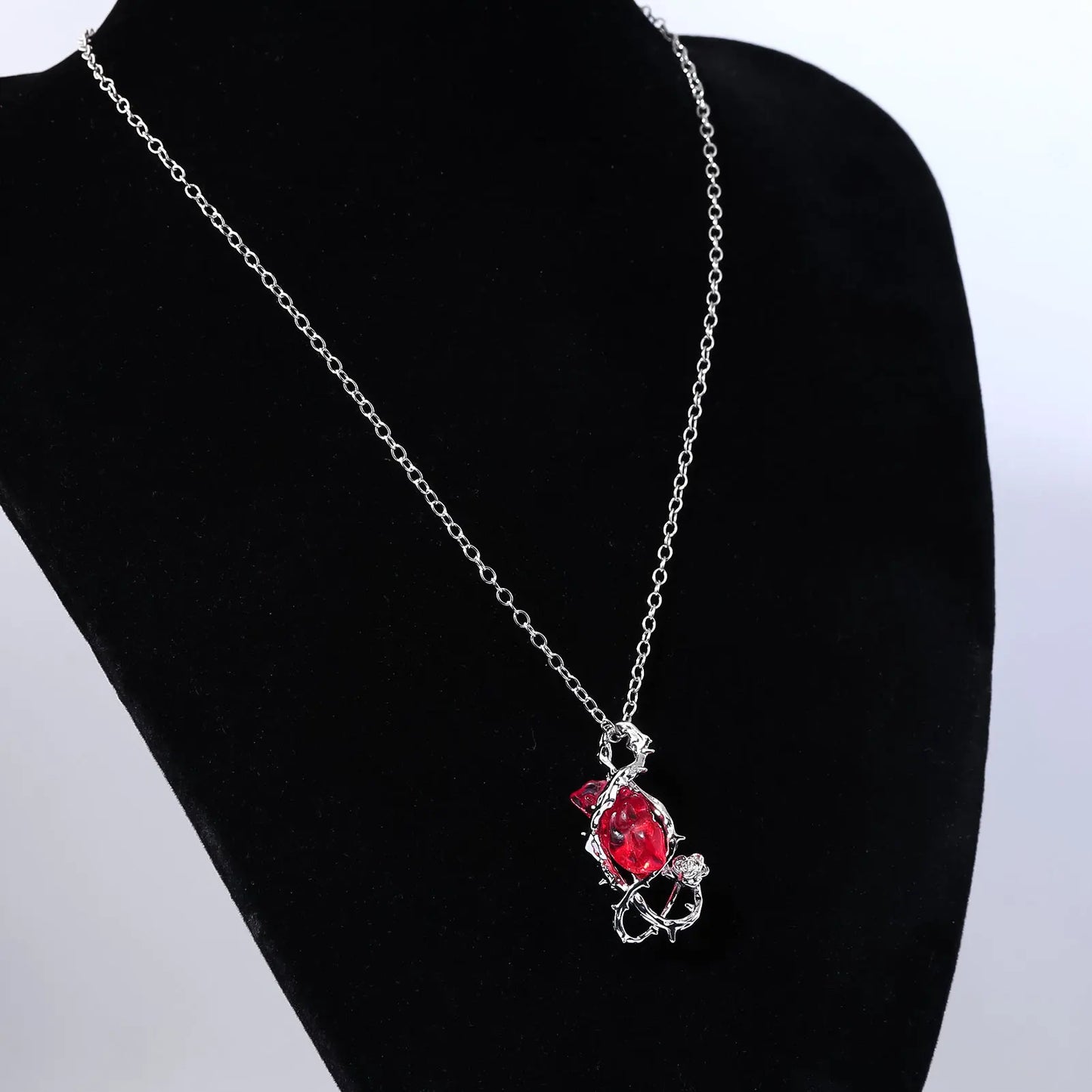 Gothic Rose Thorn Necklace