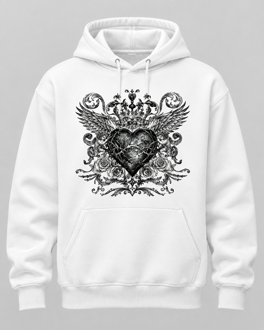 Baroque Heart Angel Hoodie