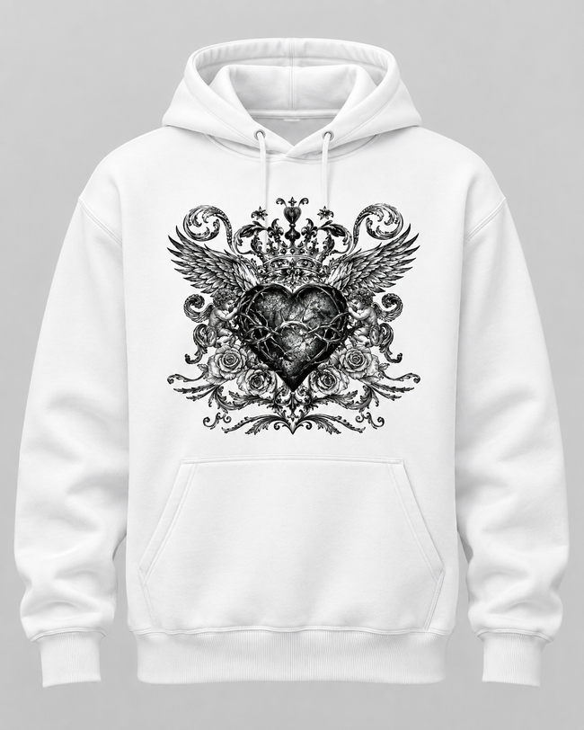 Baroque Heart Angel Hoodie