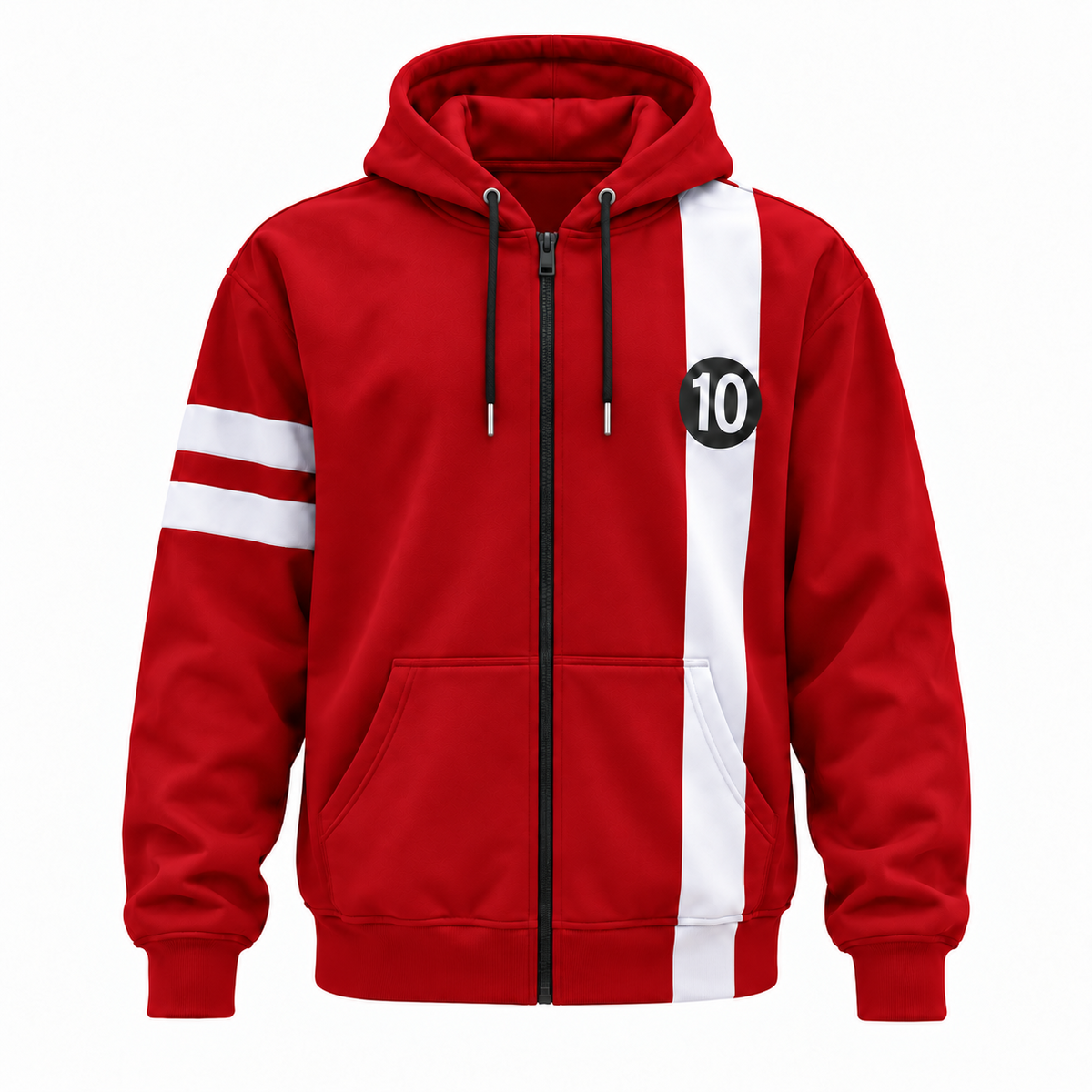 Ben 10 Zip Hoodie - Red