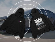 bmw m5 black  and white hoodie