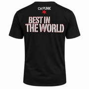 CM Punk Best in the World T-shirt - Black back