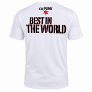 CM Punk Best in the World T-shirt - White back