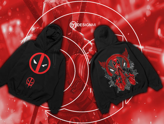 deadpool black hoodie