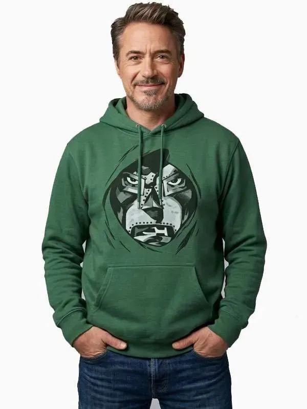 Doctor Doom green hoodie