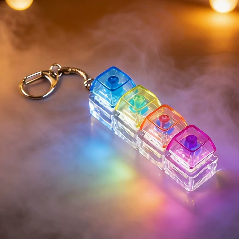 4Keys Mechanical Keyboard Keychain