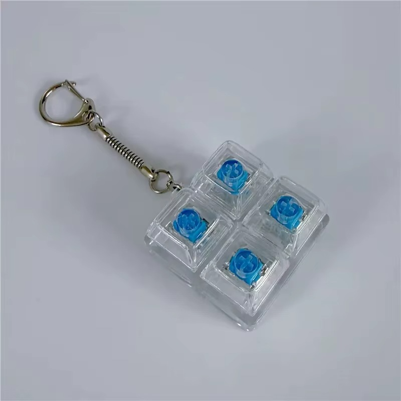 Decompression 4 Keys Keyboard Keychain