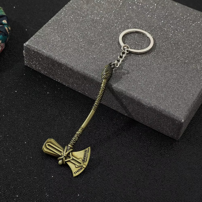 Thor Hammer Axe Keychain