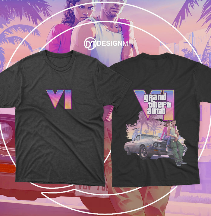 gta 6 black t-shirt