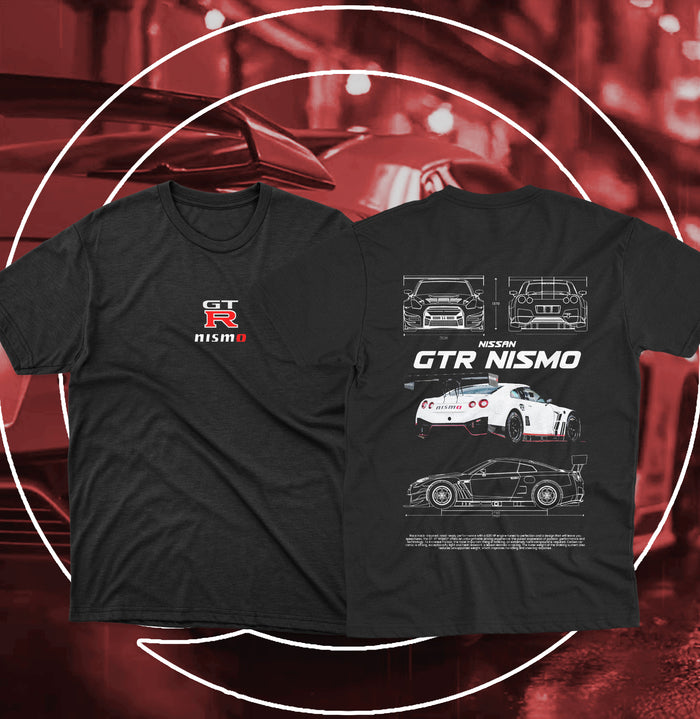 nissan gtr black t-shirt