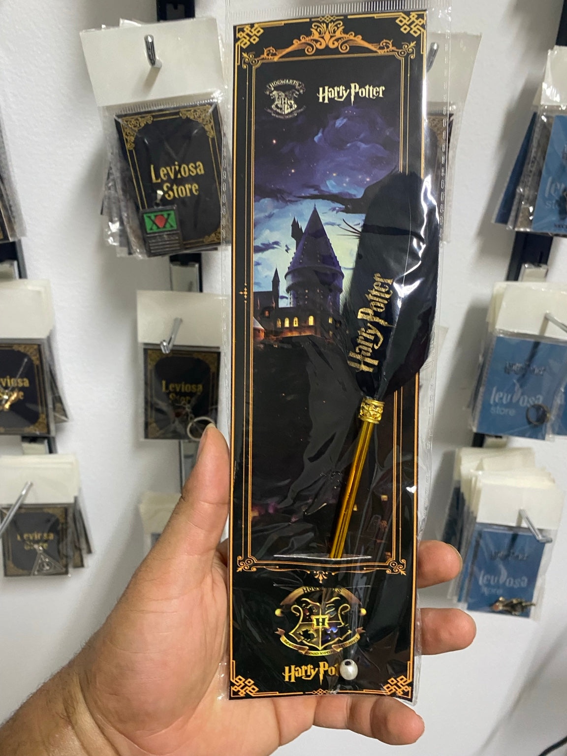 Harry Potter feather pen - black