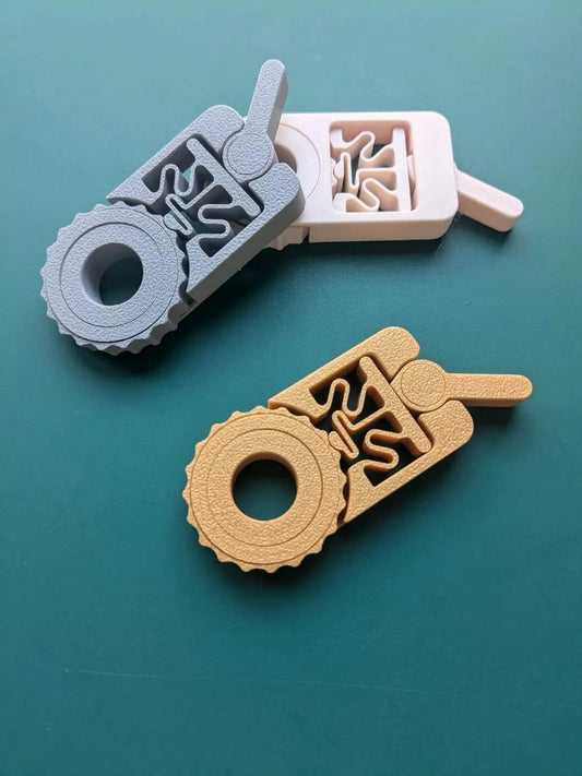 3D Printed Fidget Toy | Click Flick Swoosh Sensory Stress Relief Tool