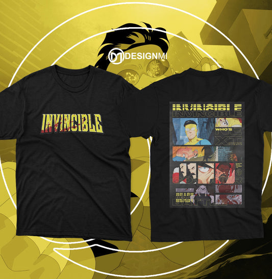 invincible  black t-shirt