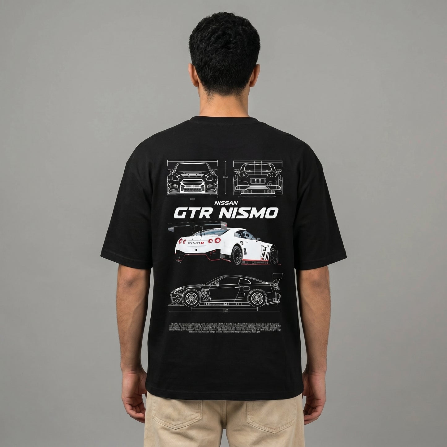 nissan gtr black t-shirt