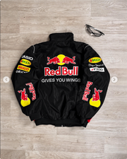 Red Bull Racing black jacket back