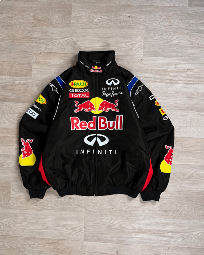 Red Bull Racing black jacket front