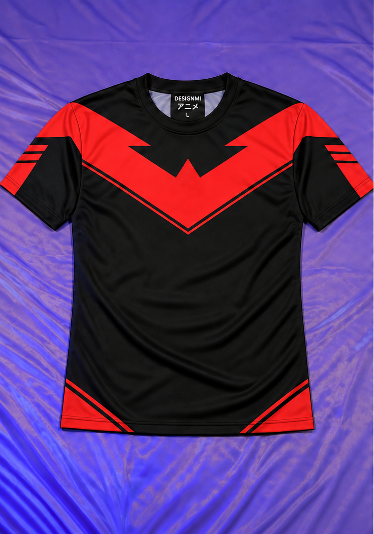Red Hood Full Print T-Shirt front view