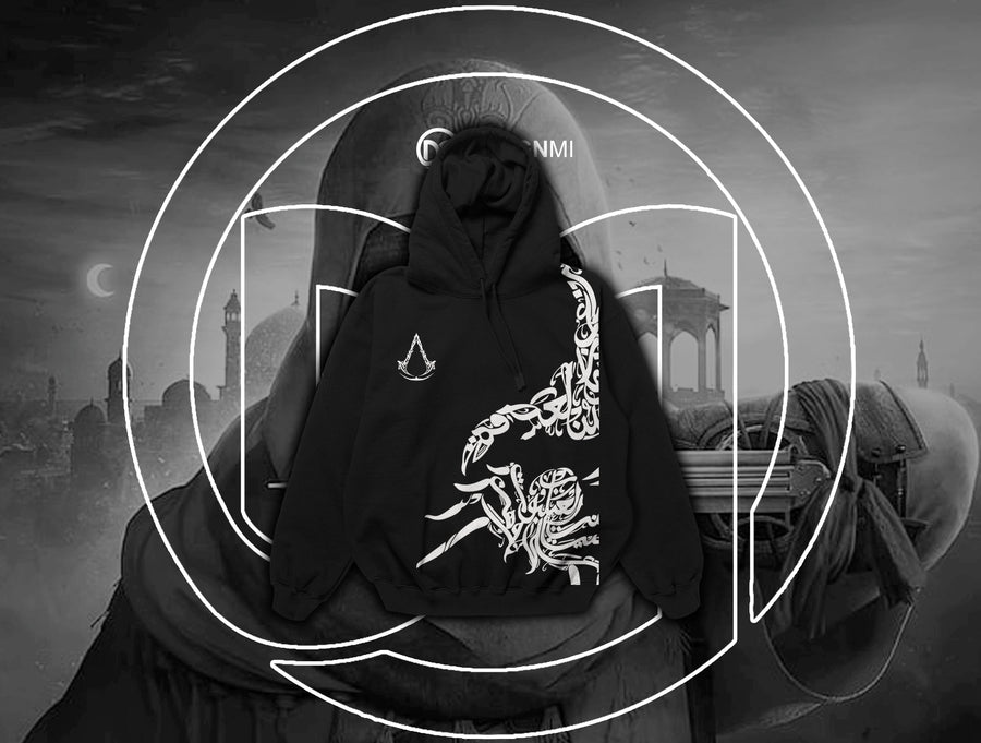 assassin creeed  scorpian black hoodie