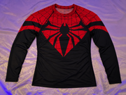 Spider-Man long sleeve T-shirt flat lay