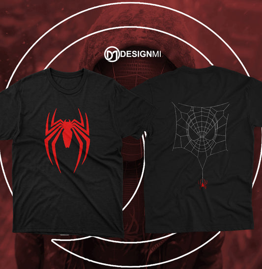 spider black t-shirt
