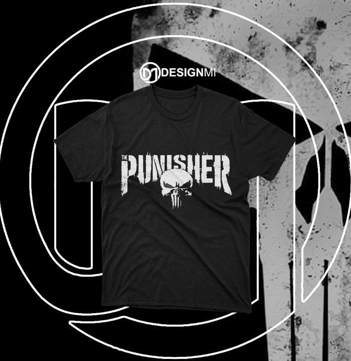 the punisher black t-shirt